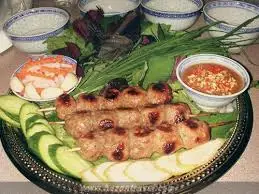 Nem nướng Cái Răng, a specialty of Cần Thơ